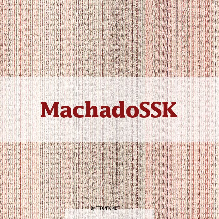 MachadoSSK example