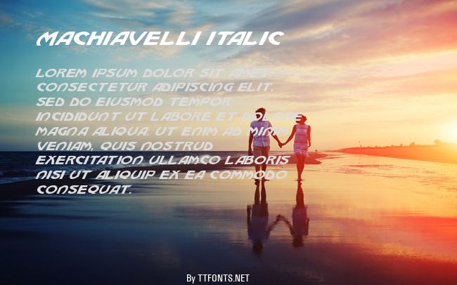 Machiavelli Italic example