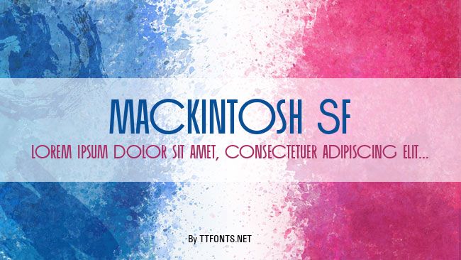 Mackintosh SF example
