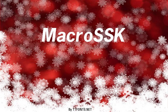 MacroSSK example