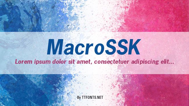 MacroSSK example