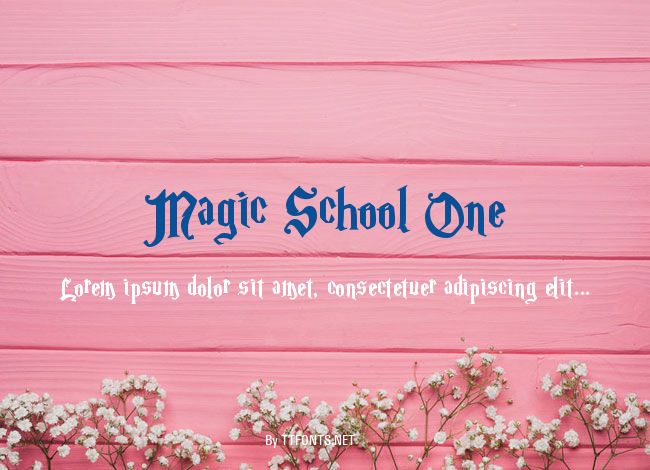 Magic School One example