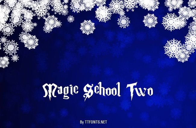 Magic School Two example