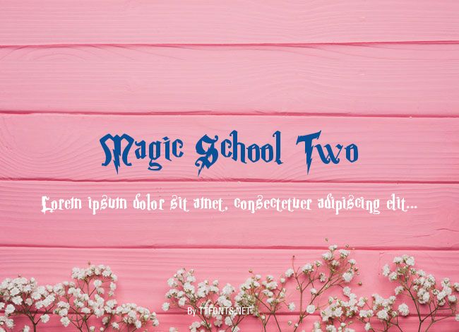 Magic School Two example