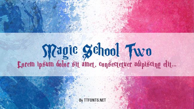 Magic School Two example
