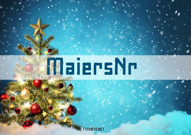 MaiersNr8 example