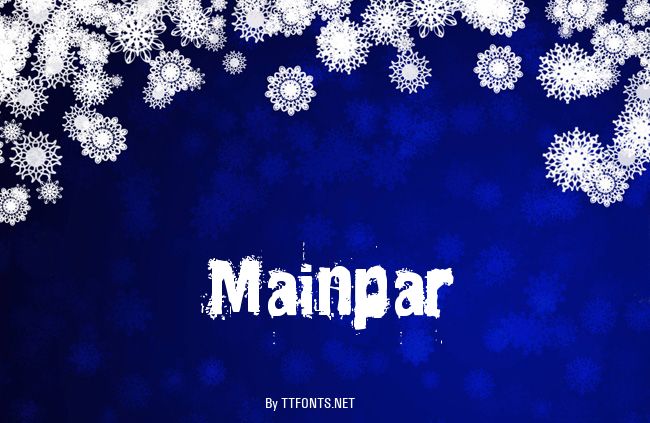 Mainpar example