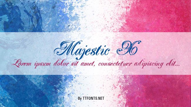 Majestic X example