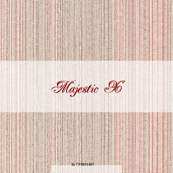 Majestic X example