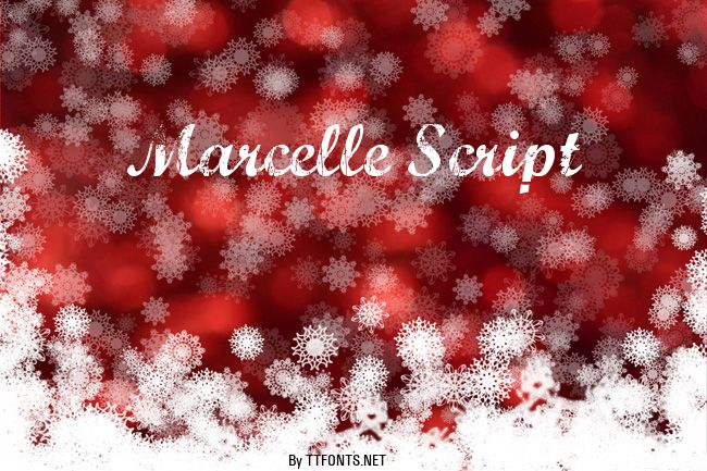 Marcelle Script example