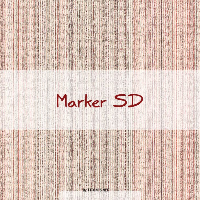 Marker SD example