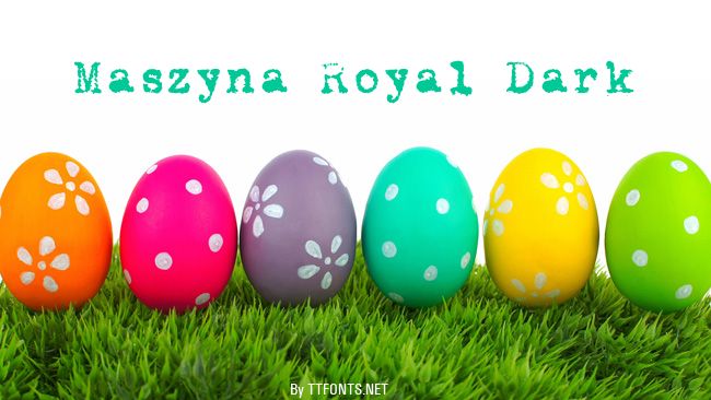 Maszyna Royal Dark example