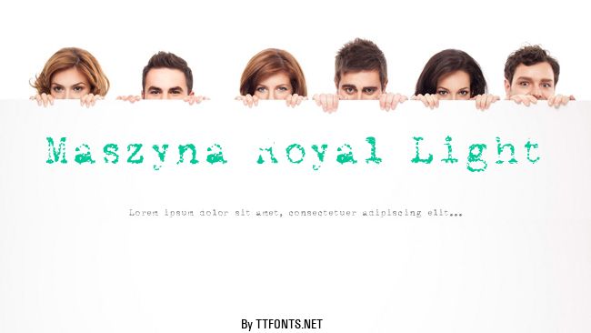 Maszyna Royal Light example