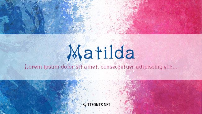 Matilda example