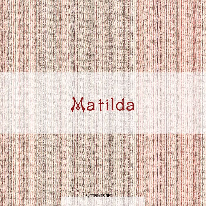 Matilda example