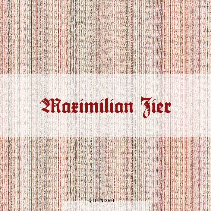 Maximilian Zier example