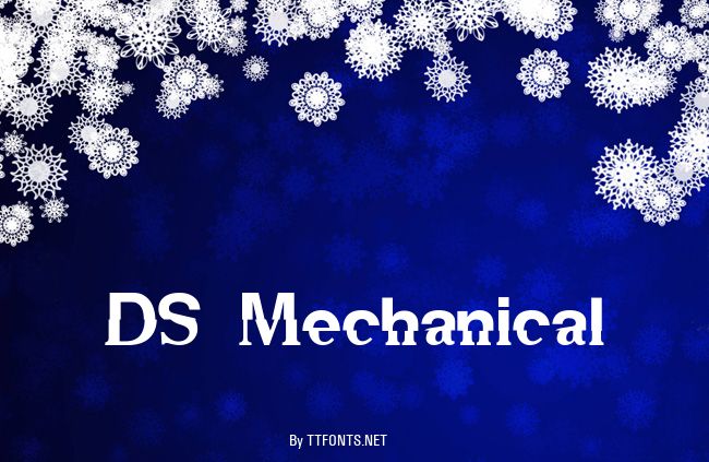 DS Mechanical example