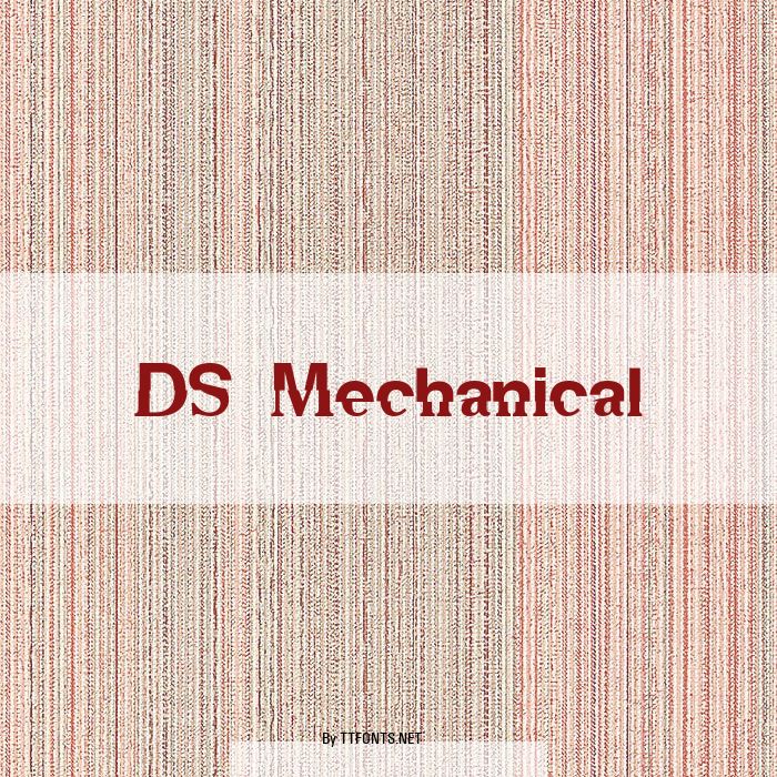 DS Mechanical example