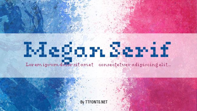 Megan Serif example