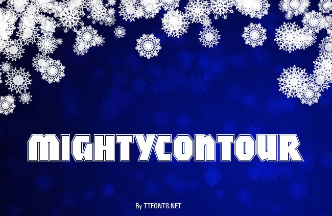 MightyContour example