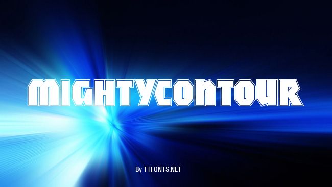MightyContour example