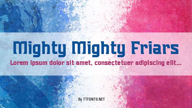 Mighty Mighty Friars example
