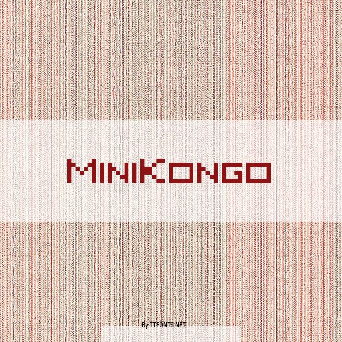 MiniKongo example