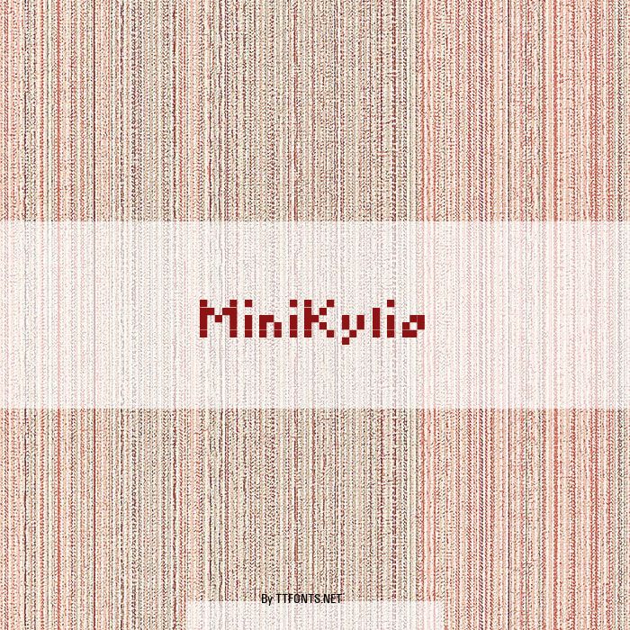 MiniKylie example