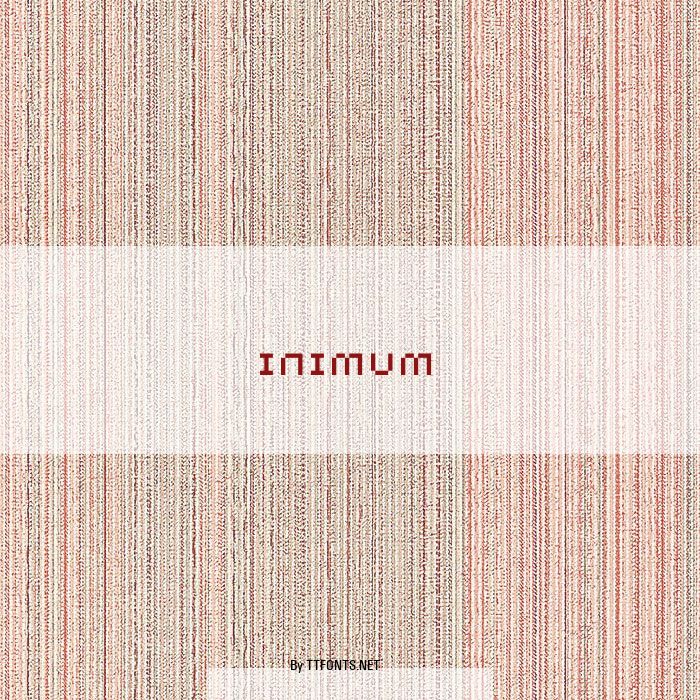 Minimum example