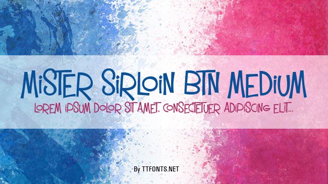 Mister Sirloin BTN Medium example