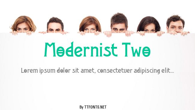 Modernist Two example