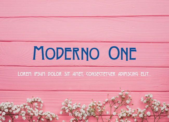 Moderno One example