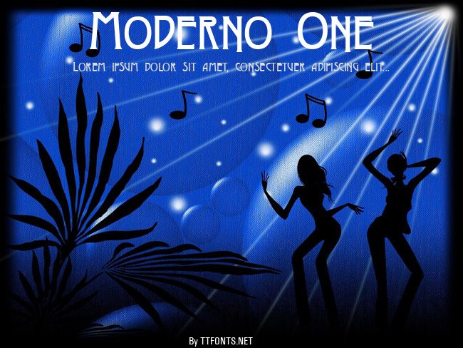 Moderno One example