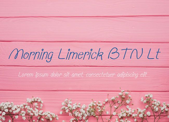 Morning Limerick BTN Lt example