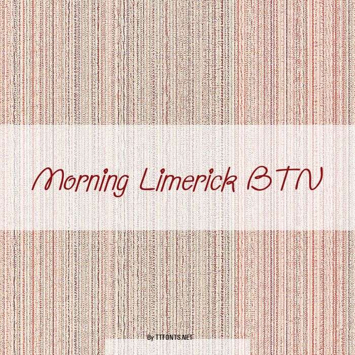 Morning Limerick BTN example