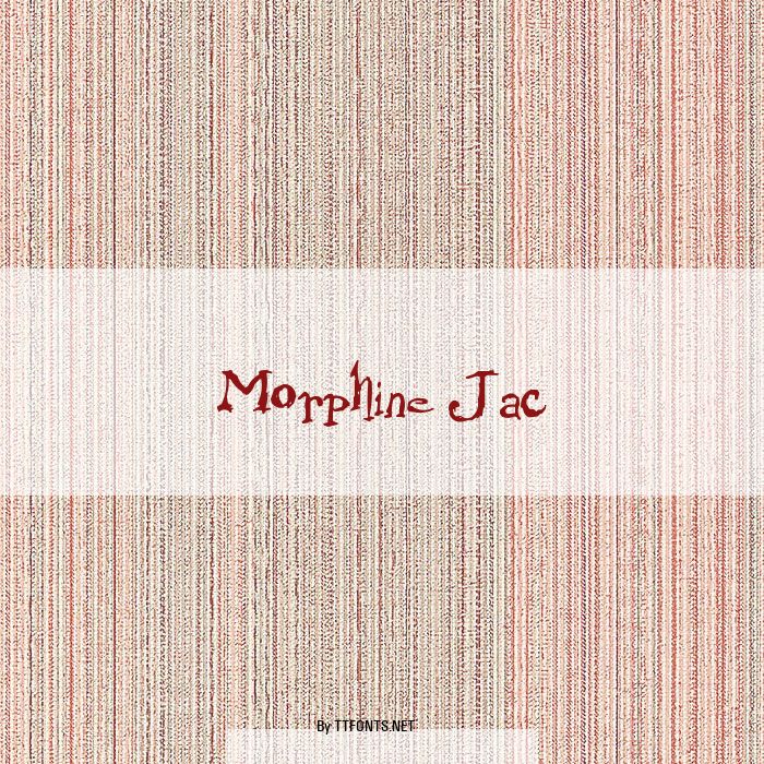 Morphine Jac example