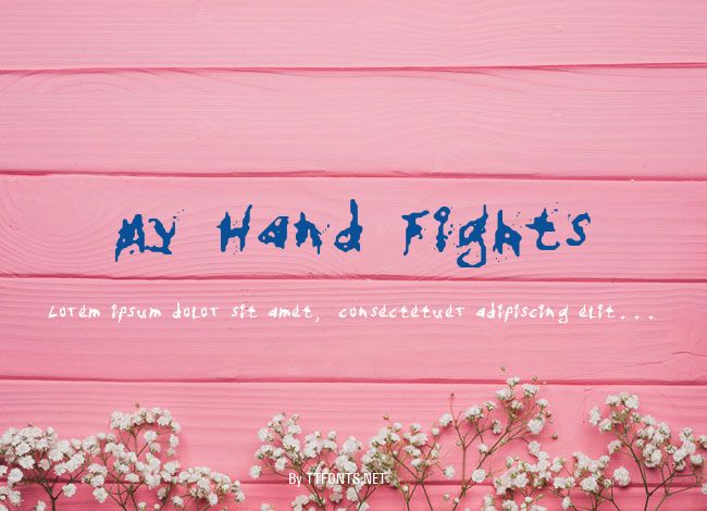 My Hand Fights example