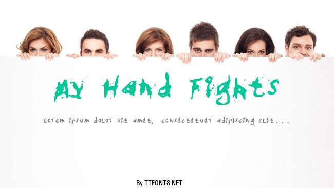 My Hand Fights example