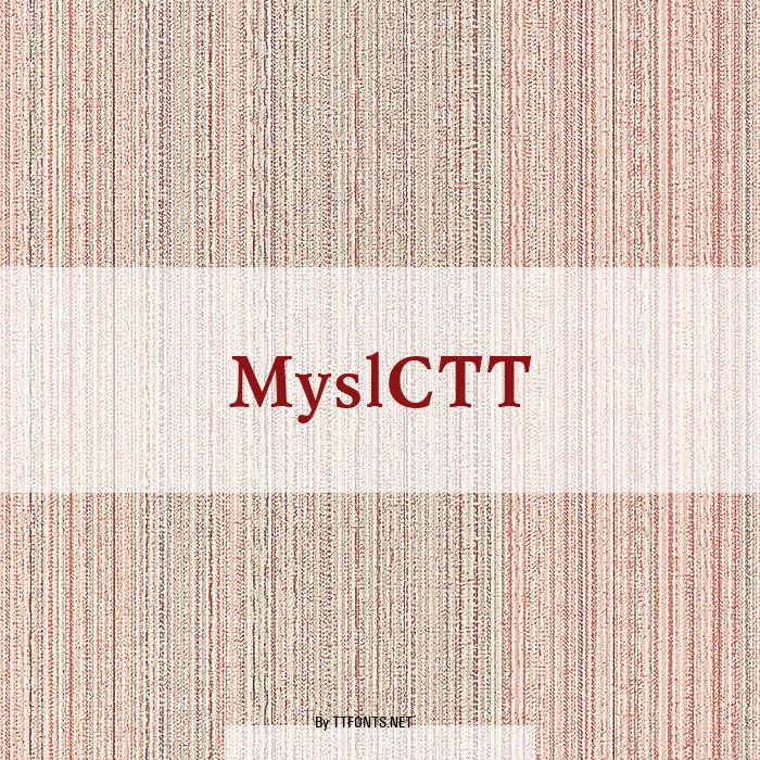 MyslCTT example