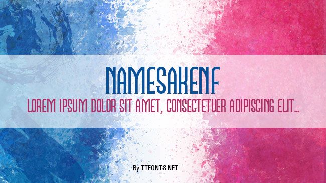NamesakeNF example