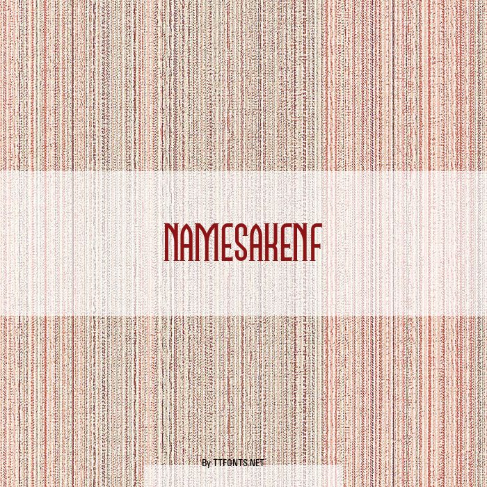 NamesakeNF example