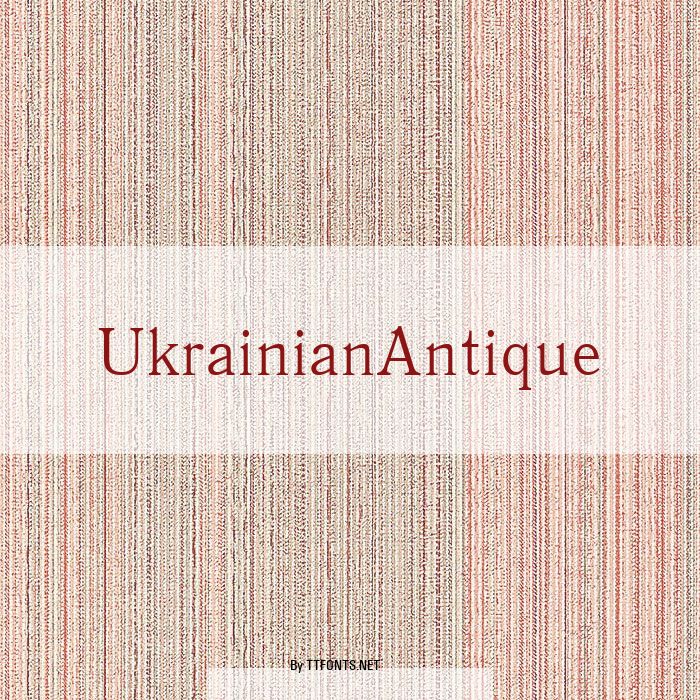 UkrainianAntique example