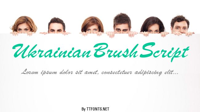 UkrainianBrushScript example