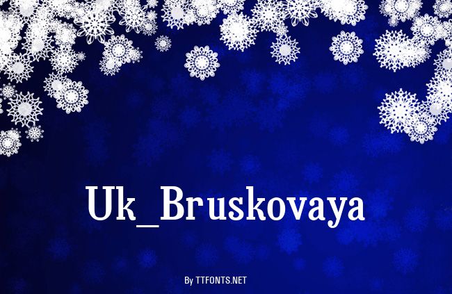 Uk_Bruskovaya example