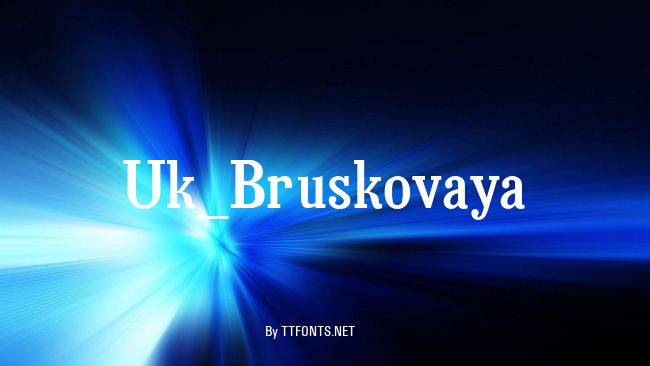 Uk_Bruskovaya example