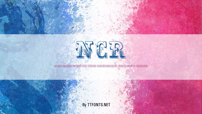 NCR example