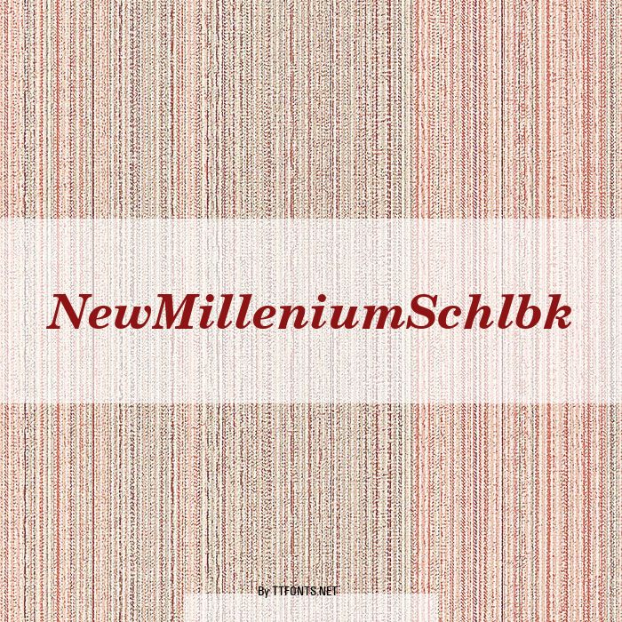 NewMilleniumSchlbk example