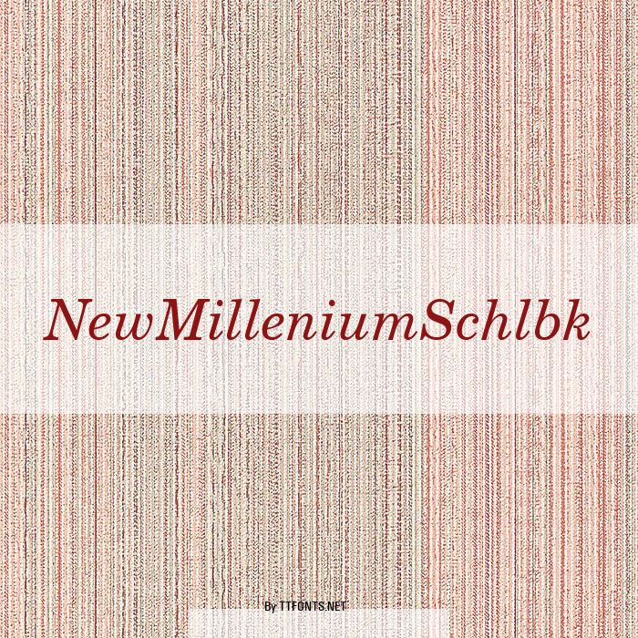 NewMilleniumSchlbk example