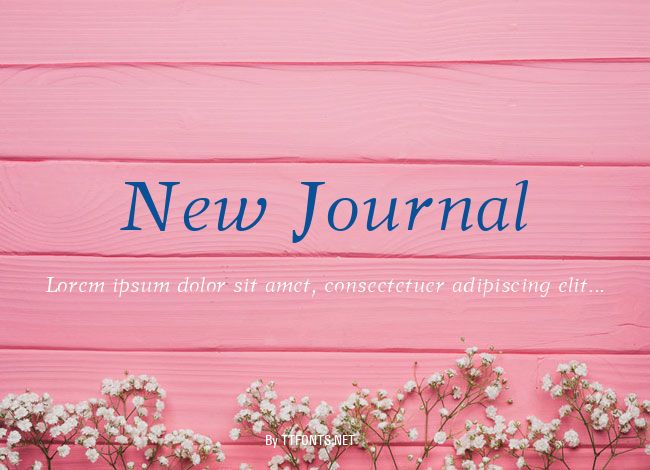 New Journal example