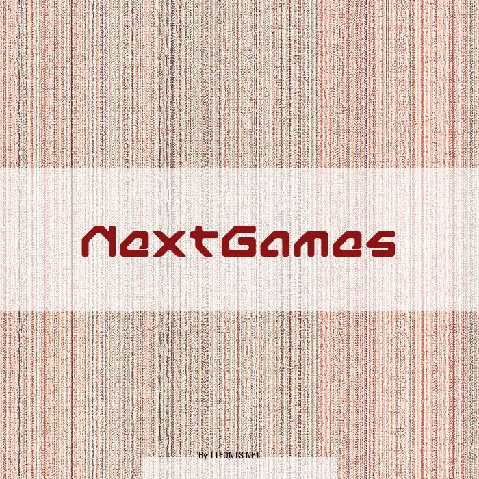 NextGames example